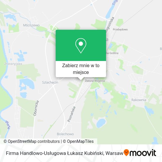 Mapa Firma Handlowo-Usługowa Łukasz Kubiński