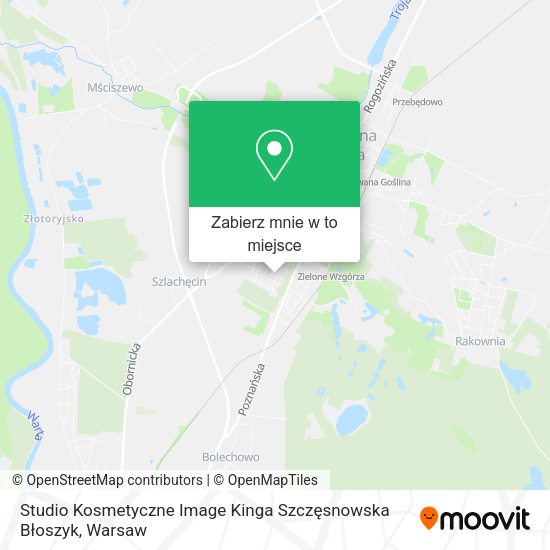 Mapa Studio Kosmetyczne Image Kinga Szczęsnowska Błoszyk