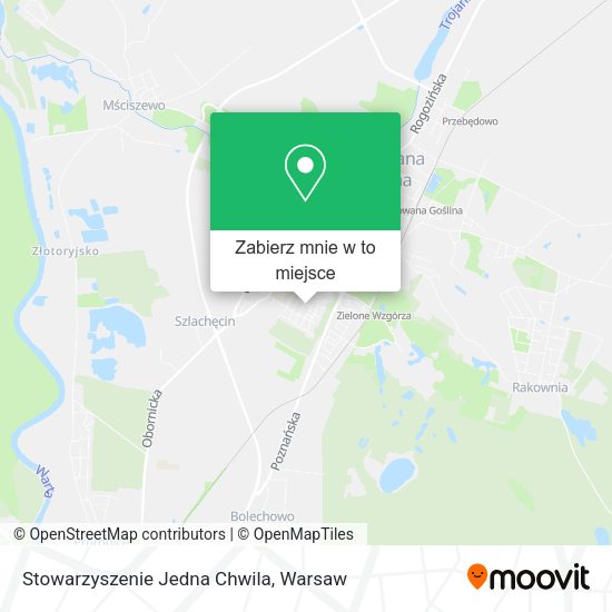 Mapa Stowarzyszenie Jedna Chwila