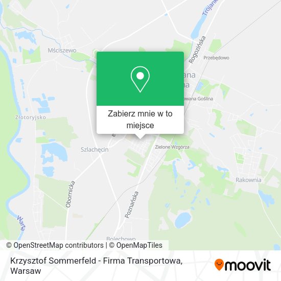 Mapa Krzysztof Sommerfeld - Firma Transportowa