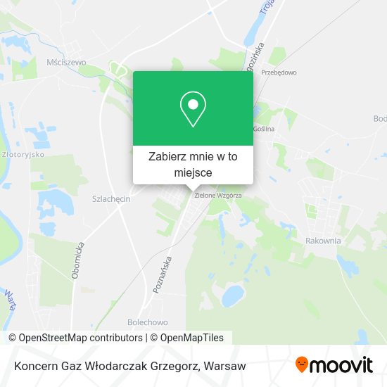 Mapa Koncern Gaz Włodarczak Grzegorz