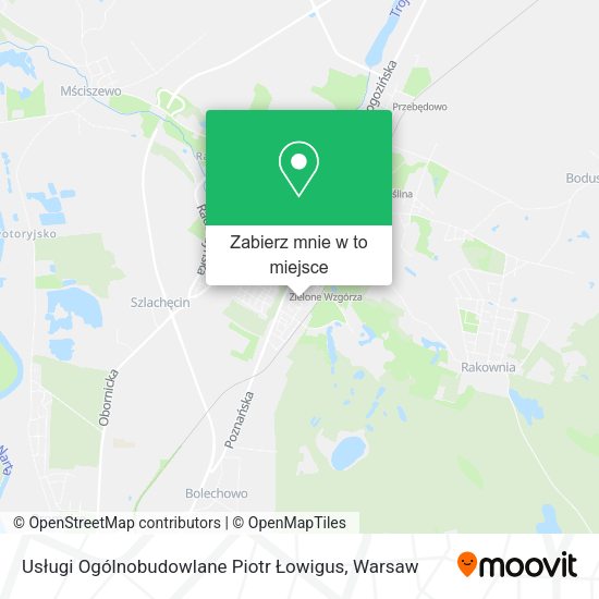 Mapa Usługi Ogólnobudowlane Piotr Łowigus