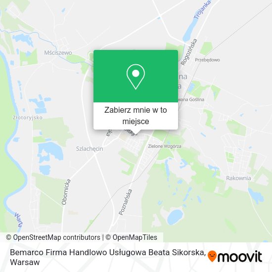 Mapa Bemarco Firma Handlowo Usługowa Beata Sikorska