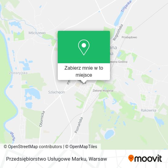 Mapa Przedsiębiorstwo Usługowe Marku