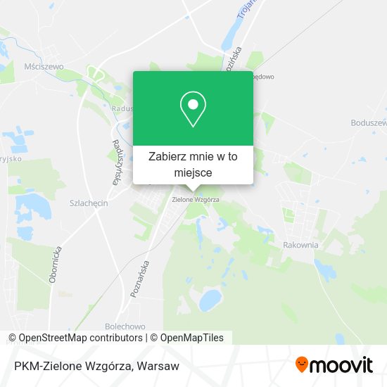 Mapa PKM-Zielone Wzgórza