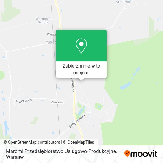 Mapa Maromi Przedsiębiorstwo Usługowo-Produkcyjne