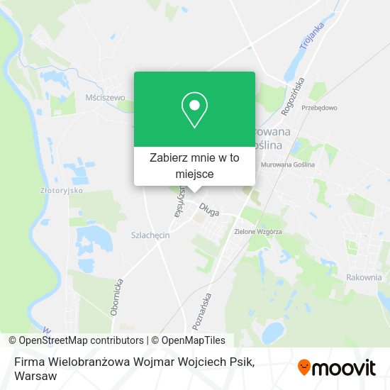 Mapa Firma Wielobranżowa Wojmar Wojciech Psik