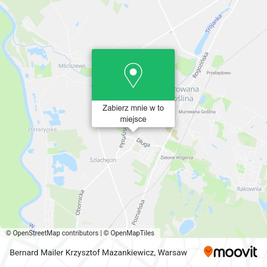 Mapa Bernard Mailer Krzysztof Mazankiewicz