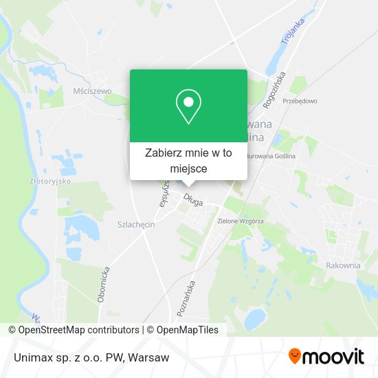 Mapa Unimax sp. z o.o. PW