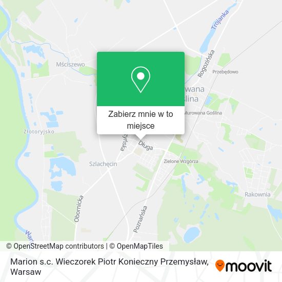 Mapa Marion s.c. Wieczorek Piotr Konieczny Przemysław