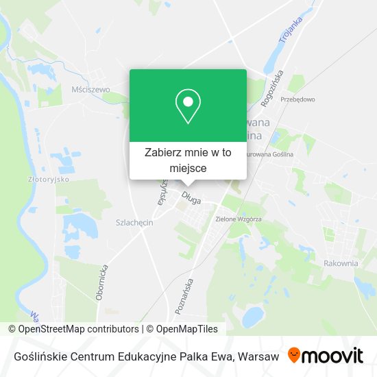 Mapa Goślińskie Centrum Edukacyjne Palka Ewa