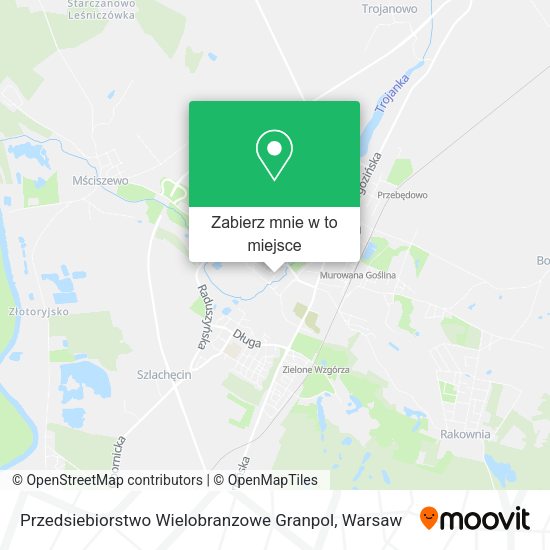 Mapa Przedsiebiorstwo Wielobranzowe Granpol