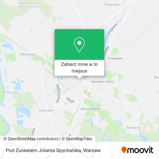 Mapa Pod Żurawiem Jolanta Spychalska