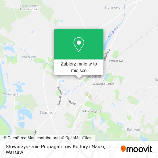 Mapa Stowarzyszenie Propagatorów Kultury i Nauki