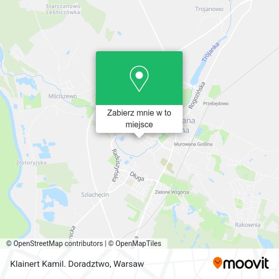 Mapa Klainert Kamil. Doradztwo