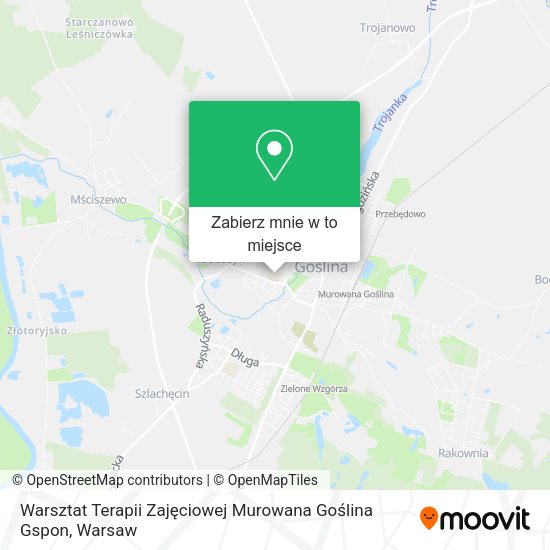 Mapa Warsztat Terapii Zajęciowej Murowana Goślina Gspon