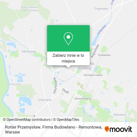 Mapa Rotter Przemysław. Firma Budowlano - Remontowa