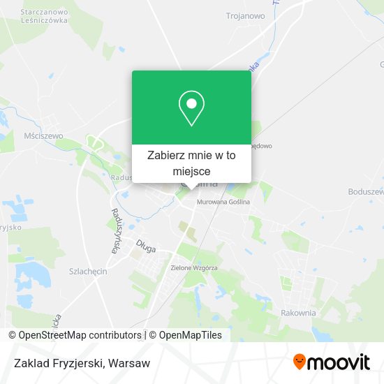 Mapa Zaklad Fryzjerski