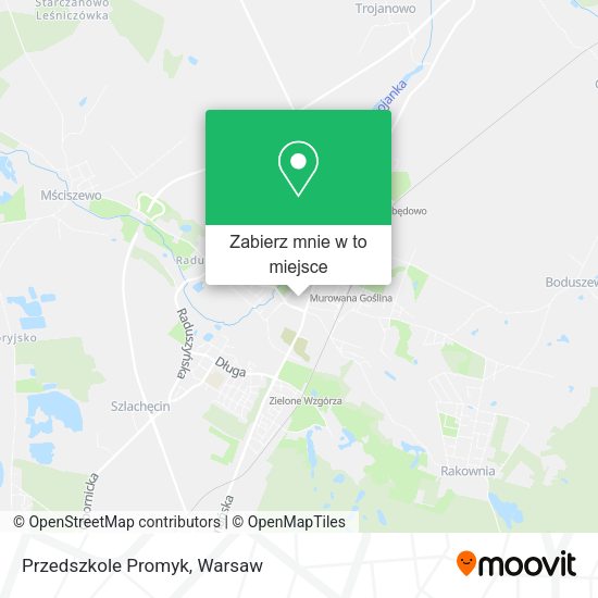 Mapa Przedszkole Promyk