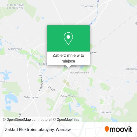 Mapa Zakład Elektroinstalacyjny