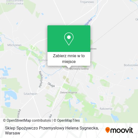 Mapa Sklep Spożywczo Przemysłowy Helena Sygnecka