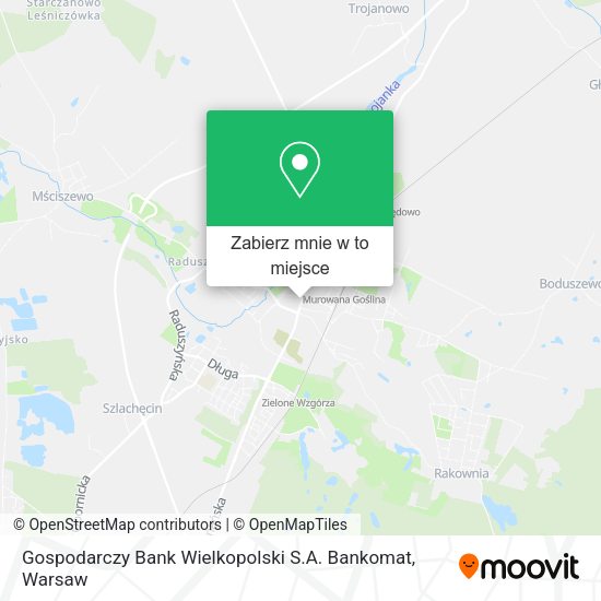 Mapa Gospodarczy Bank Wielkopolski S.A. Bankomat