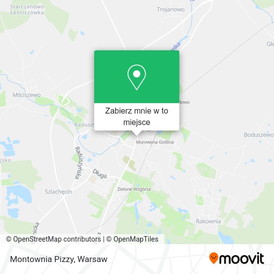 Mapa Montownia Pizzy