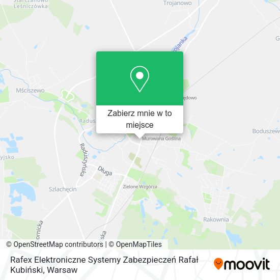 Mapa Rafex Elektroniczne Systemy Zabezpieczeń Rafał Kubiński