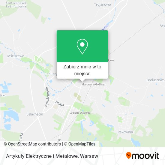 Mapa Artykuły Elektryczne i Metalowe