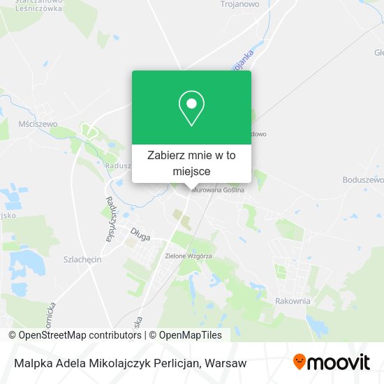 Mapa Malpka Adela Mikolajczyk Perlicjan