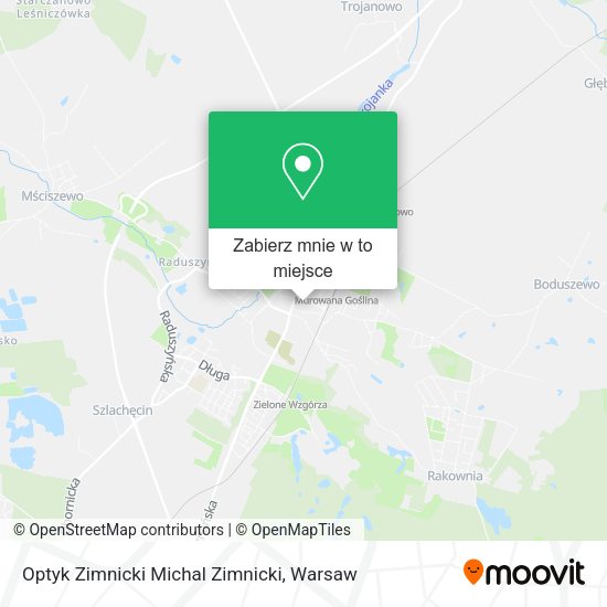 Mapa Optyk Zimnicki Michal Zimnicki