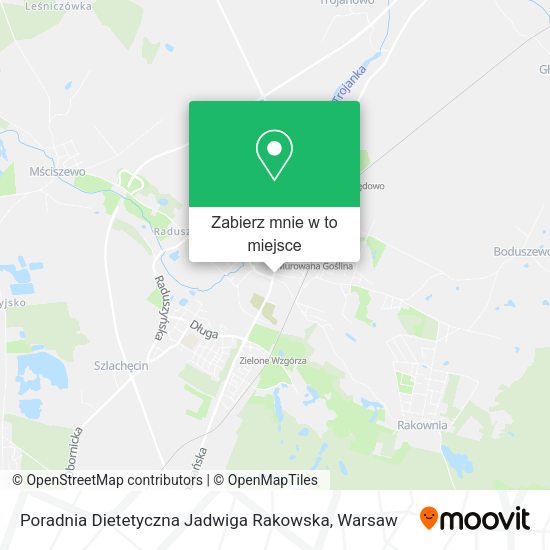 Mapa Poradnia Dietetyczna Jadwiga Rakowska