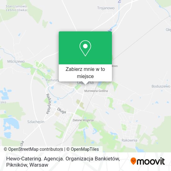 Mapa Hewo-Catering. Agencja. Organizacja Bankietów, Pikników