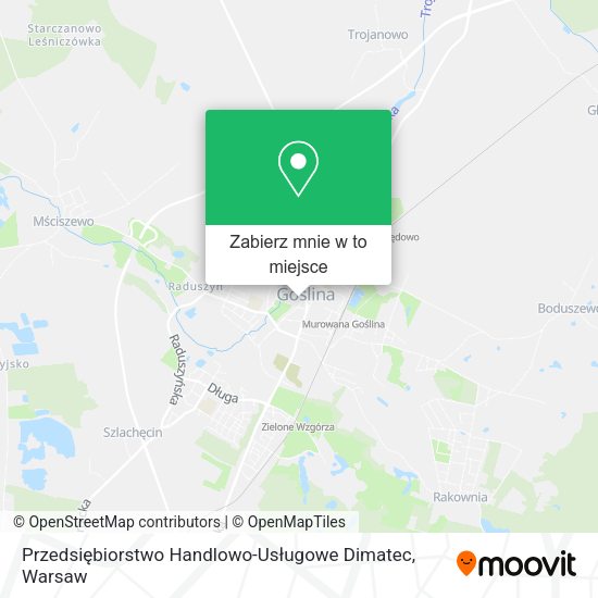 Mapa Przedsiębiorstwo Handlowo-Usługowe Dimatec