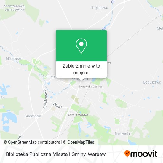 Mapa Biblioteka Publiczna Miasta i Gminy