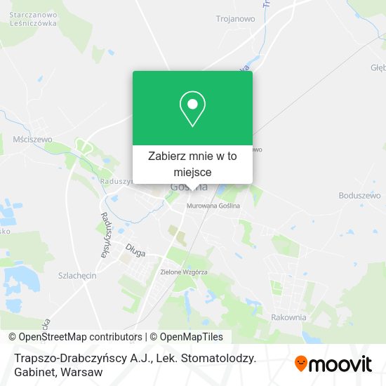 Mapa Trapszo-Drabczyńscy A.J., Lek. Stomatolodzy. Gabinet