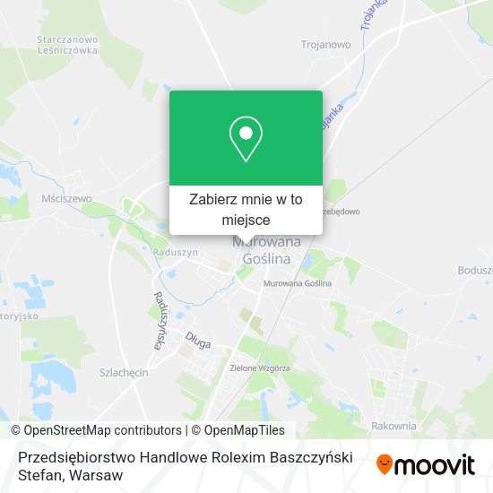 Mapa Przedsiębiorstwo Handlowe Rolexim Baszczyński Stefan