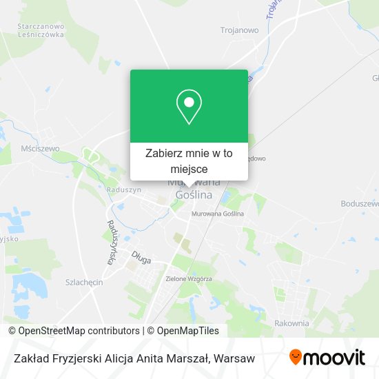 Mapa Zakład Fryzjerski Alicja Anita Marszał