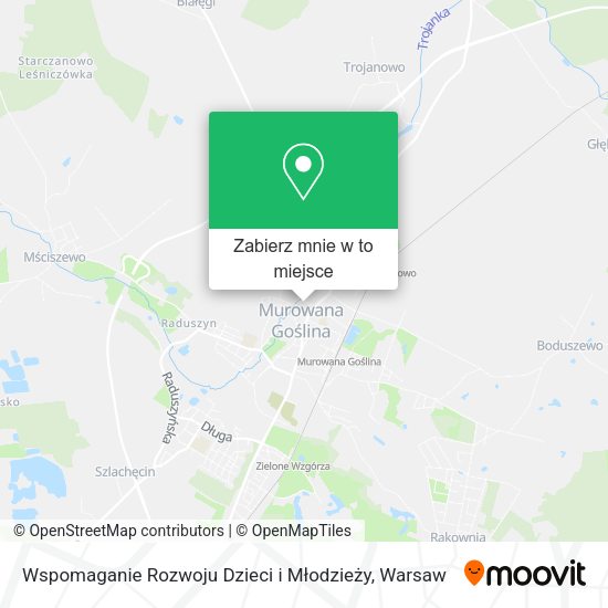 Mapa Wspomaganie Rozwoju Dzieci i Młodzieży