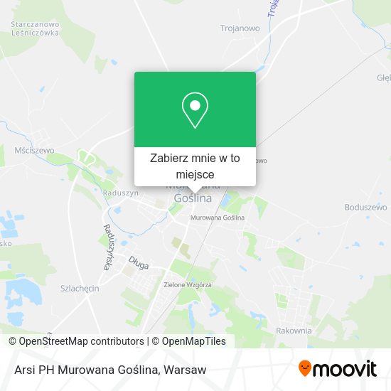 Mapa Arsi PH Murowana Goślina