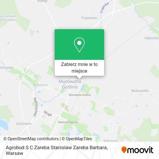 Mapa Agrobud S C Zareba Stanislaw Zareba Barbara