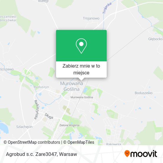 Mapa Agrobud s.c. Zare3047