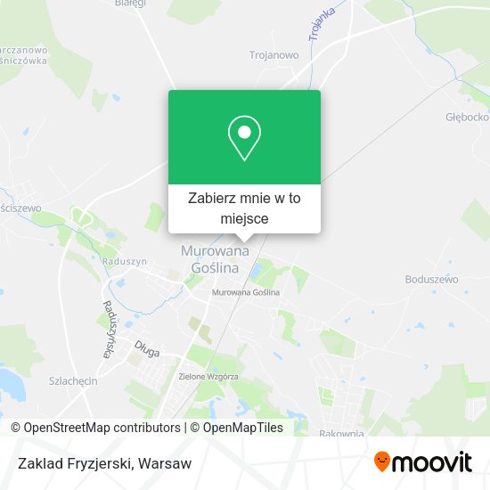 Mapa Zaklad Fryzjerski