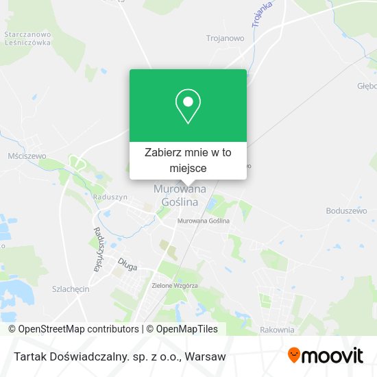 Mapa Tartak Doświadczalny. sp. z o.o.