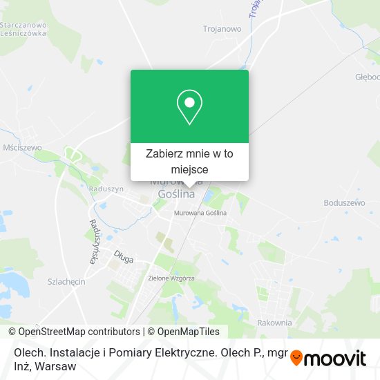 Mapa Olech. Instalacje i Pomiary Elektryczne. Olech P., mgr Inż