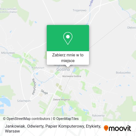 Mapa Jankowiak. Odwierty, Papier Komputerowy, Etykiety