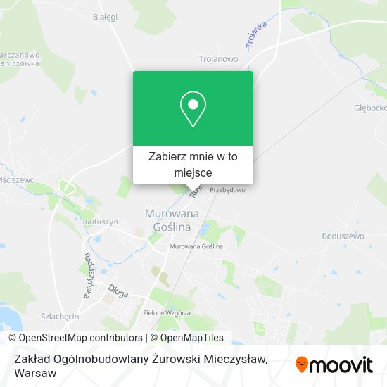 Mapa Zakład Ogólnobudowlany Żurowski Mieczysław