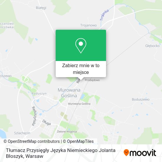 Mapa Tłumacz Przysięgły Języka Niemieckiego Jolanta Błoszyk