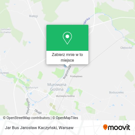 Mapa Jar Bus Jarosław Kaczyński