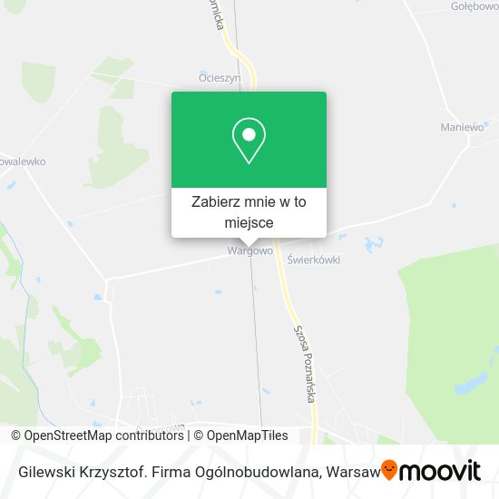 Mapa Gilewski Krzysztof. Firma Ogólnobudowlana